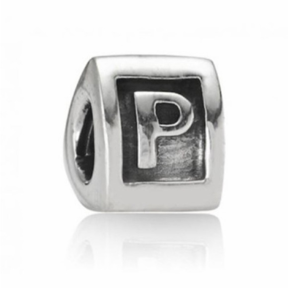 Pandora Retired Silver Alphabet Charm